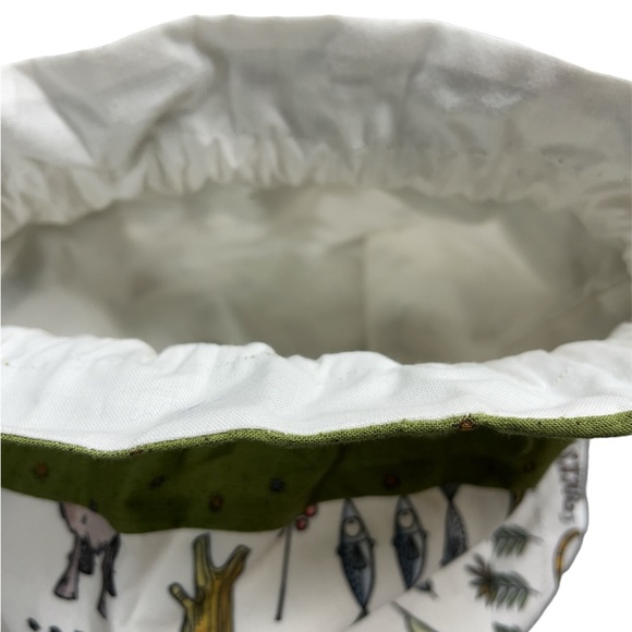 Drawstring bag, handmade, Project bag - Picture 3 of 3